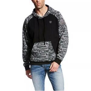 Ariat Patriot Hoodie BLACK DIGI CAMO
